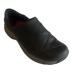 Merrell Jovilee Performance Women 9.5 Black Leather Slip On Loafer Shoes